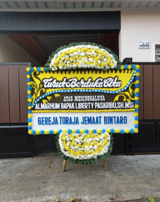 Papan Bunga Duka di Sitimulyo
