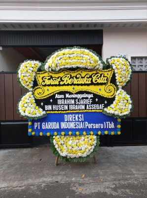 Papan Bunga Duka di Sitimulyo