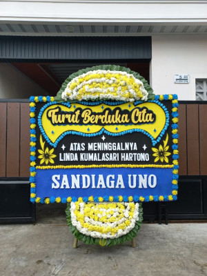 Papan Bunga Duka di Sitimulyo